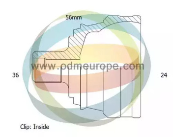 Шарнирный комплект ODM-MULTIPARTS 12-011369