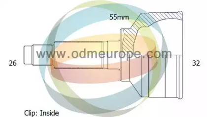 Шарнирный комплект ODM-MULTIPARTS 12-040803