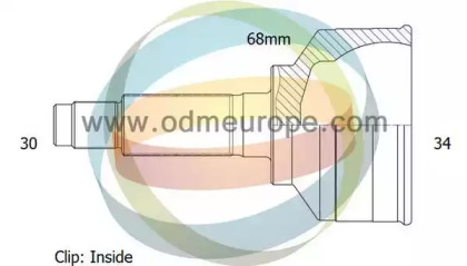 Шарнирный комплект ODM-MULTIPARTS 12-040872