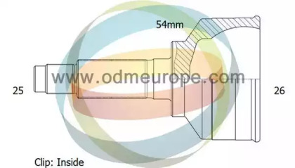 Шарнирный комплект ODM-MULTIPARTS 12-080616