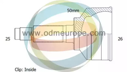 Шарнирный комплект ODM-MULTIPARTS 12-080629