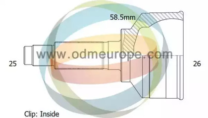 Шарнирный комплект ODM-MULTIPARTS 12-161959