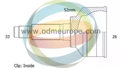 Шарнирный комплект ODM-MULTIPARTS 12-231393