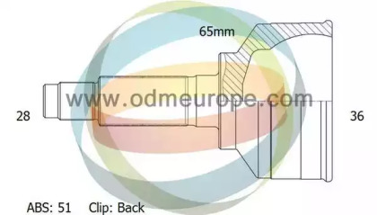 Шарнирный комплект ODM-MULTIPARTS 12-291494