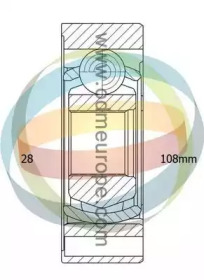 Шарнирный комплект ODM-MULTIPARTS 14-146042