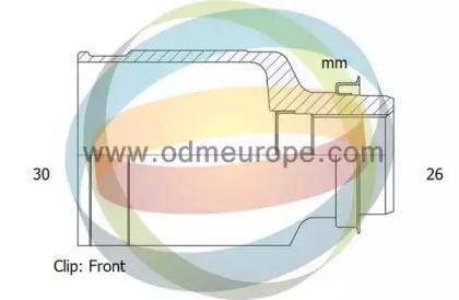 Шарнирный комплект ODM-MULTIPARTS 14-216098