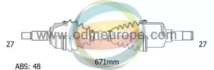 Вал ODM-MULTIPARTS 18-121181