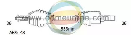 Вал ODM-MULTIPARTS 18-151141