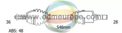 Вал ODM-MULTIPARTS 18-151281