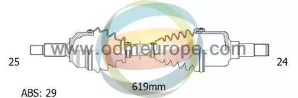 Вал ODM-MULTIPARTS 18-161351