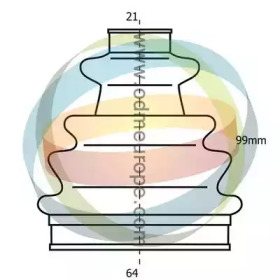 Комплект пыльника ODM-MULTIPARTS 21-990081