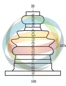 Комплект пыльника ODM-MULTIPARTS 21-990177