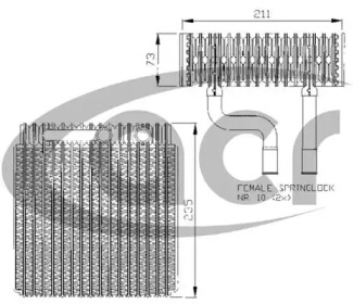 Испаритель ACR 310029