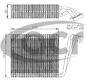Испаритель ACR 310103