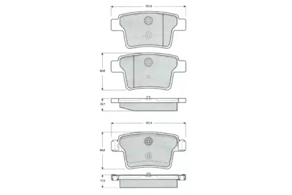 Комплект тормозных колодок PROCODIS FRANCE PF1474