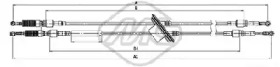 Трос Metalcaucho 81161O