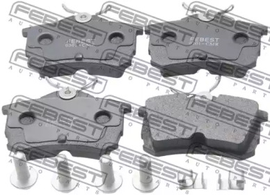 Комплект тормозных колодок FEBEST 0301-CMR