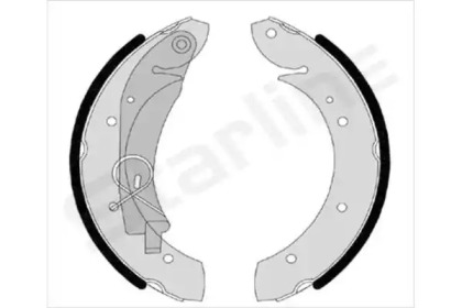 Комлект тормозных накладок STARLINE BC 07420
