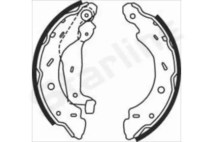 Комлект тормозных накладок STARLINE BC 07750
