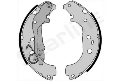 Комлект тормозных накладок STARLINE BC 08590