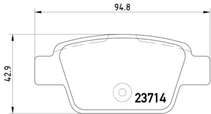 Комплект тормозных колодок COBREQ N-583