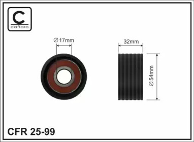 Ролик CAFFARO 25-99