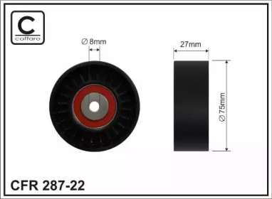 Ролик CAFFARO 287-22