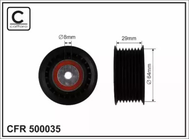 Ролик CAFFARO 500035