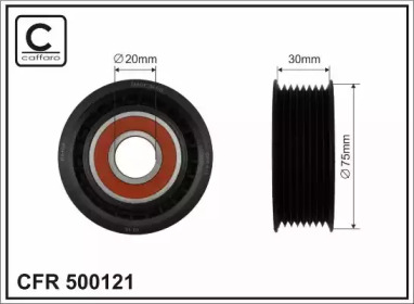 Ролик CAFFARO 500121