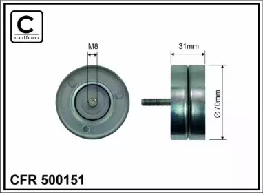 Ролик CAFFARO 500151