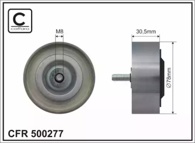 Ролик CAFFARO 500277