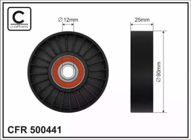 Ролик CAFFARO 500441