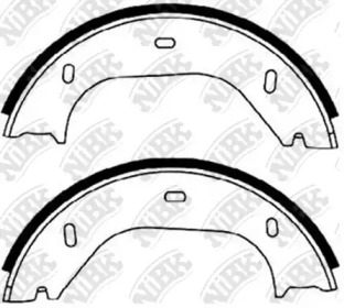 Комлект тормозных накладок NiBK FN0514