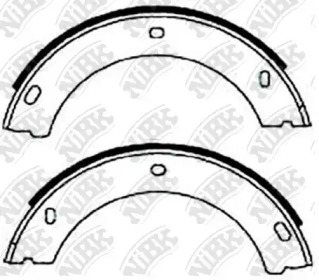 Комлект тормозных накладок NiBK FN0528