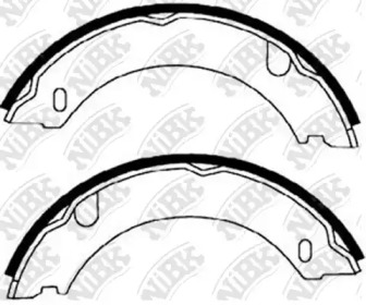 Комлект тормозных накладок NiBK FN0539