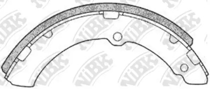 Комлект тормозных накладок NiBK FN2329