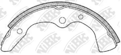 Комлект тормозных накладок NiBK FN3327