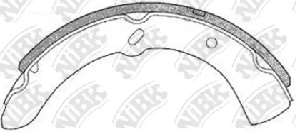 Комлект тормозных накладок NiBK FN3337