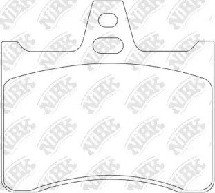 Комплект тормозных колодок NiBK PN0133