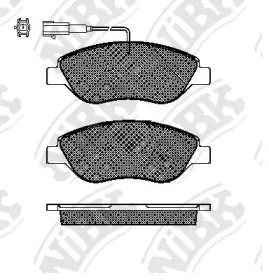 Комплект тормозных колодок NiBK PN0209W