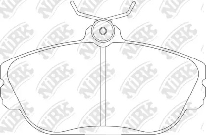 Комплект тормозных колодок NiBK PN0316