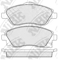 Комплект тормозных колодок NiBK PN0361