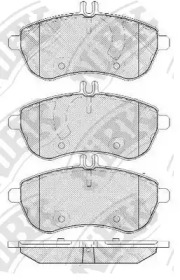 Комплект тормозных колодок NiBK PN0452