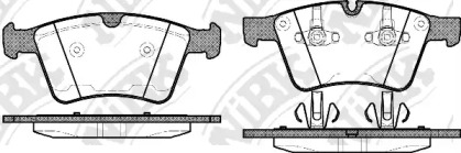 Комплект тормозных колодок NiBK PN0464