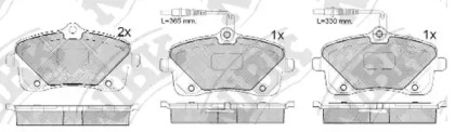 Комплект тормозных колодок NiBK PN0562W