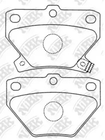 Комплект тормозных колодок NiBK PN1454