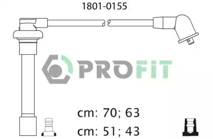 Комплект электропроводки PROFIT 1801-0155