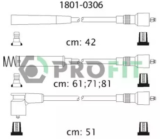 Комплект электропроводки PROFIT 1801-0306