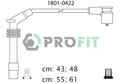 Комплект электропроводки PROFIT 1801-0422