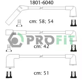 Комплект электропроводки PROFIT 1801-6040